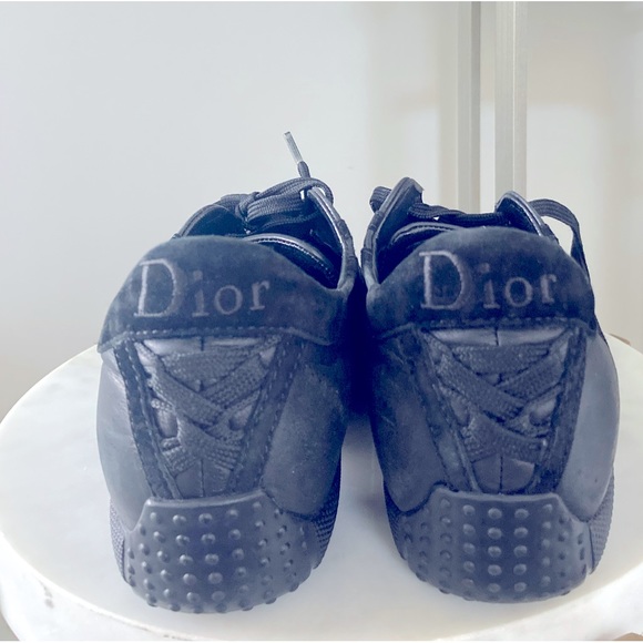 DIOR leather w/ suede accents sneakers. - Picture 5 of 6